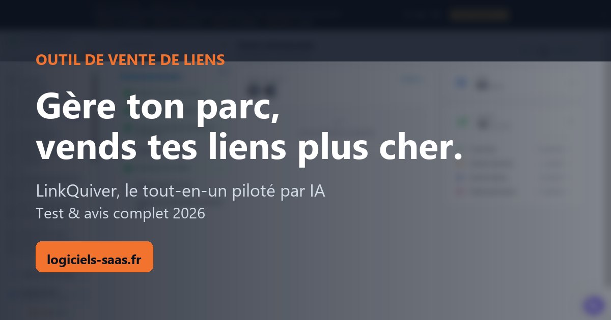 LinkQuiver, outil de vente de liens tout-en-un piloté par IA