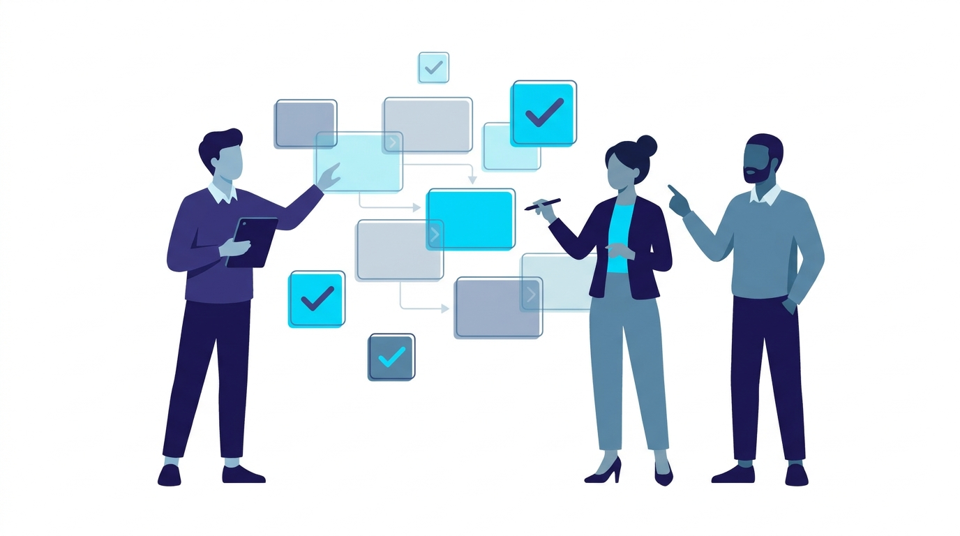 Diagramme de Gantt et repartition des taches d'une equipe sur un outil collaboratif